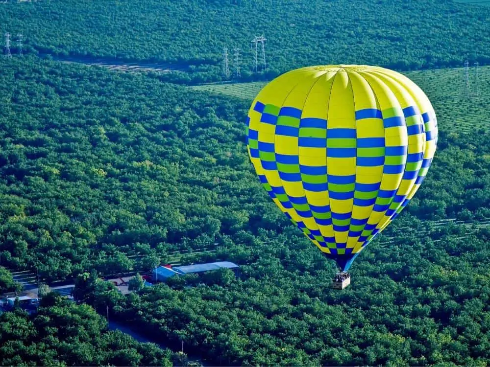 Hot air baloon Sacramento Valley