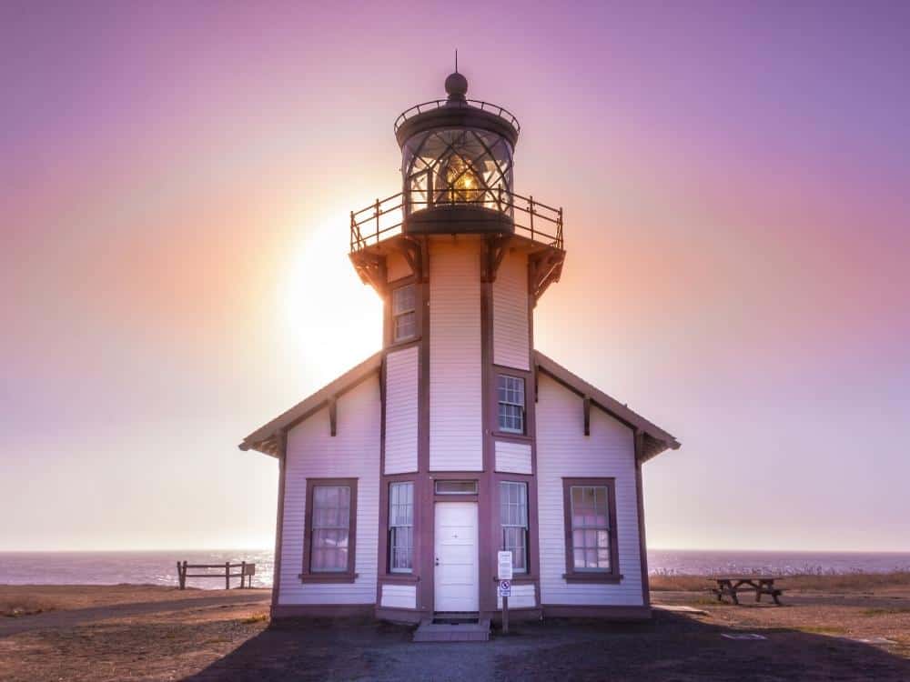 Mendocino County lighthouse