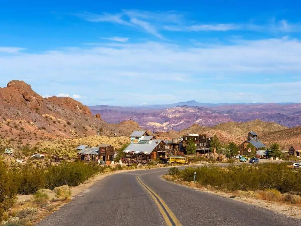 Nelson ghost town located in the El Dorado Canyon near Las Vegas Nevada California