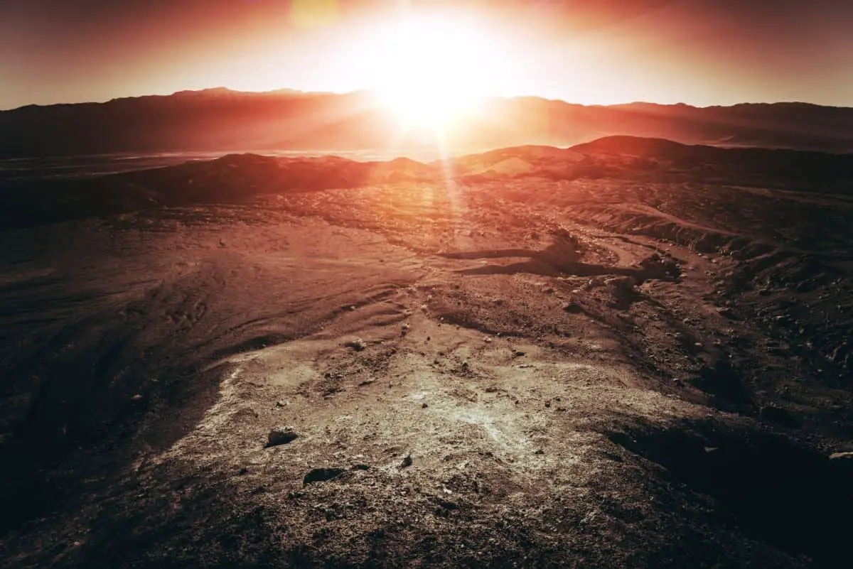 Sunset in Death Valley National Park. Below Sea Level Basin in Nevada United States. The Hottest Place on Earth. - California Places, Travel, and News.