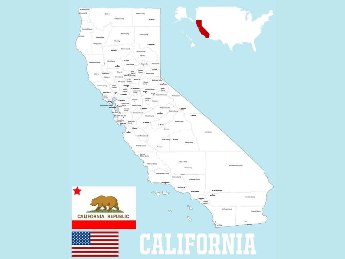 California Cities Map - California View