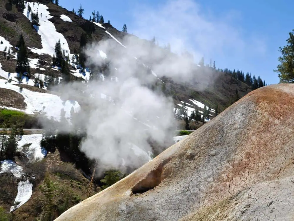 Lassen National Volcanic Park in California Thermal Vent