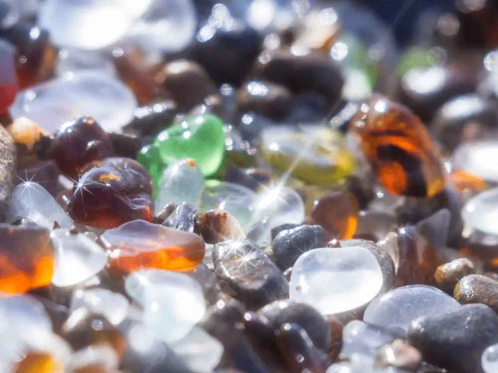 Sparkling sea glass California View - California Places, Travel, and News.