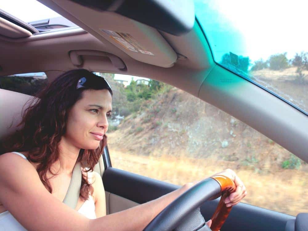 Woman Driving In California - California View