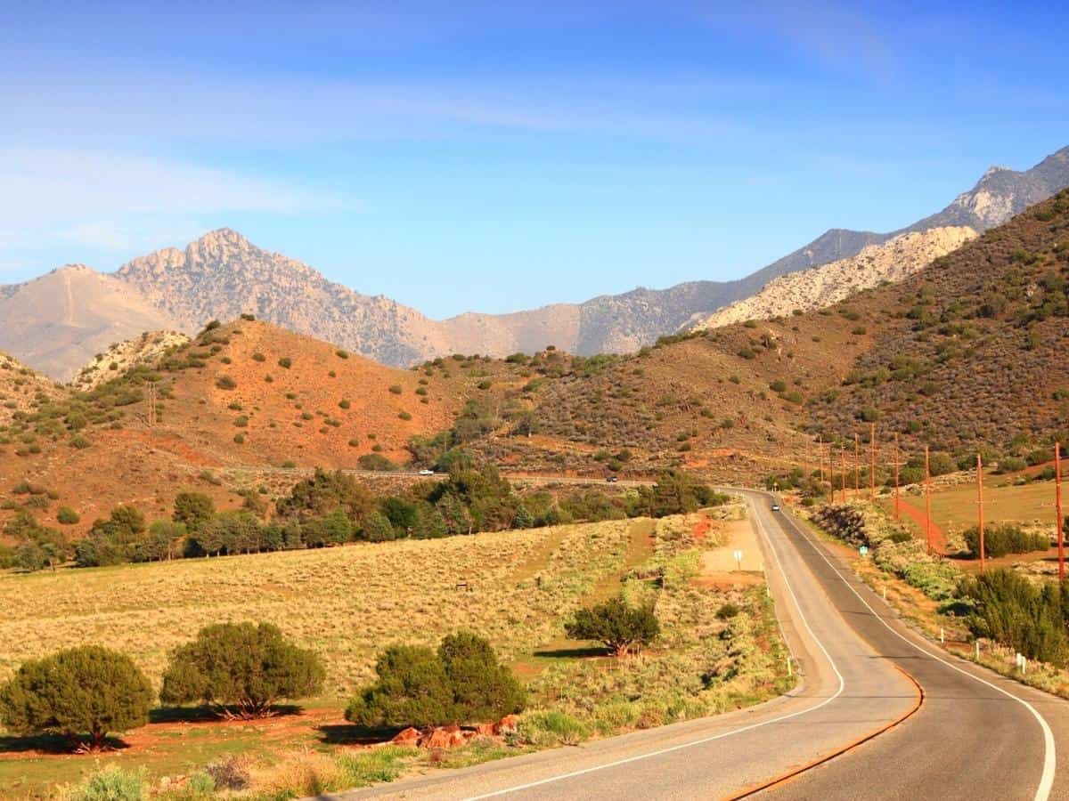 California Road State Highway In Kern County. Southern Sierra Nevada. - California View