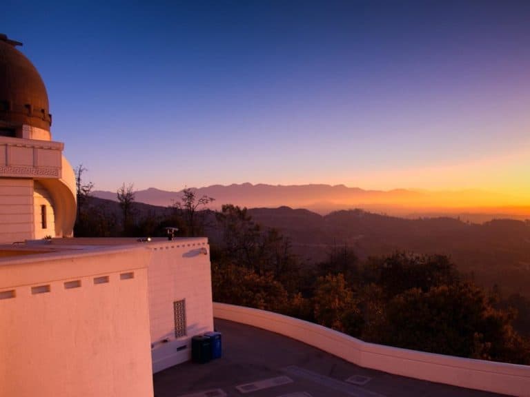 City of Los Angeles as seen from the Griffith Observatory at dusk Los Angeles County California USA. - California Places, Travel, and News.