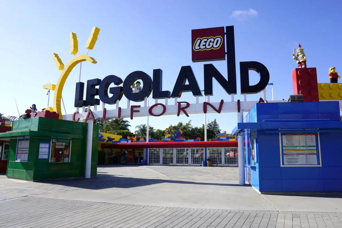 LOS ANGELES SEP 14 Legoland California Entrance at the Ninjago Photocall at Legoland on September 14 2017 in Carlsbad CA. - California Places, Travel, and News.