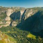 Scenic View Of Mountains And Forest In Yosemite National Park Viewed From Glacier Point California U.s.a. - California View