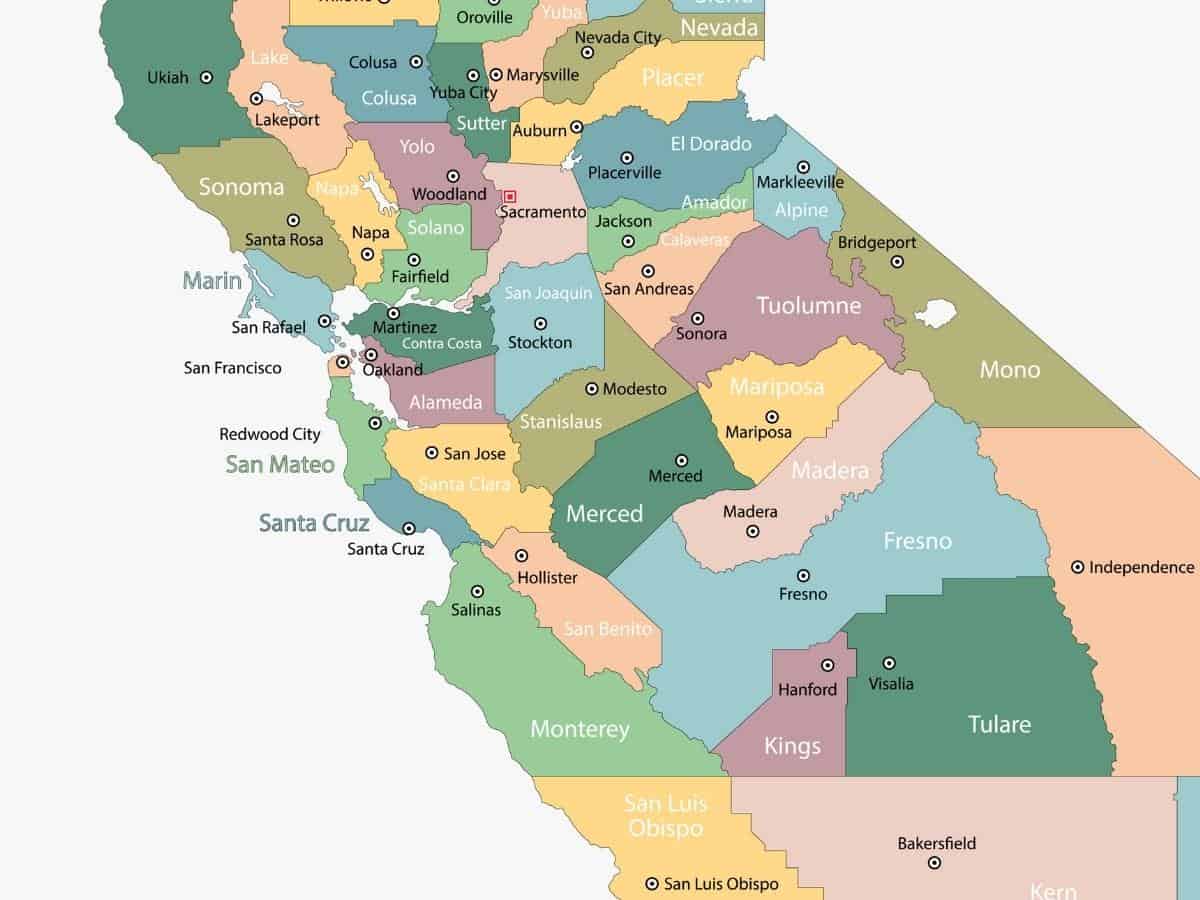 Stanislaus County Map California - California View