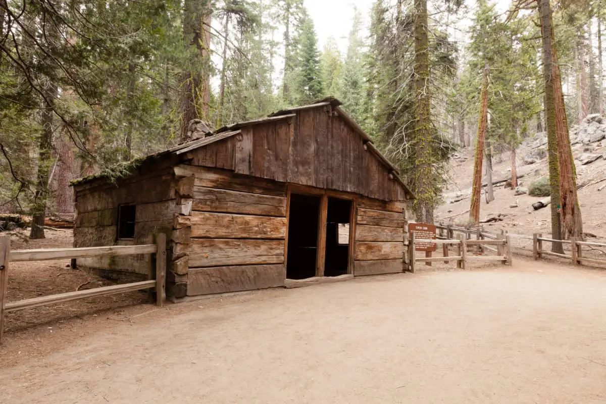 This Cabin Was Built In 1872 By Israel Gamlin. The Cabin Is Now A Part Of Kings Canyon National Park. - California View