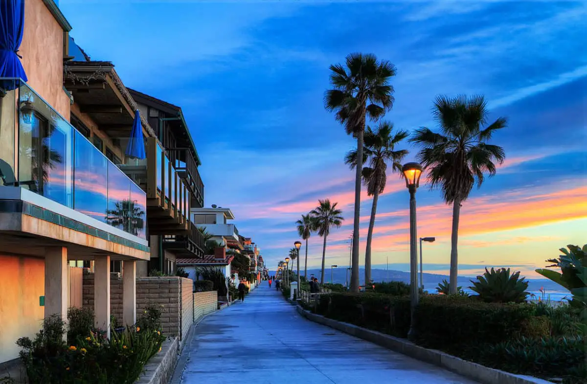 A View Of The Strand In El Porto In Los Angeles California. - California View