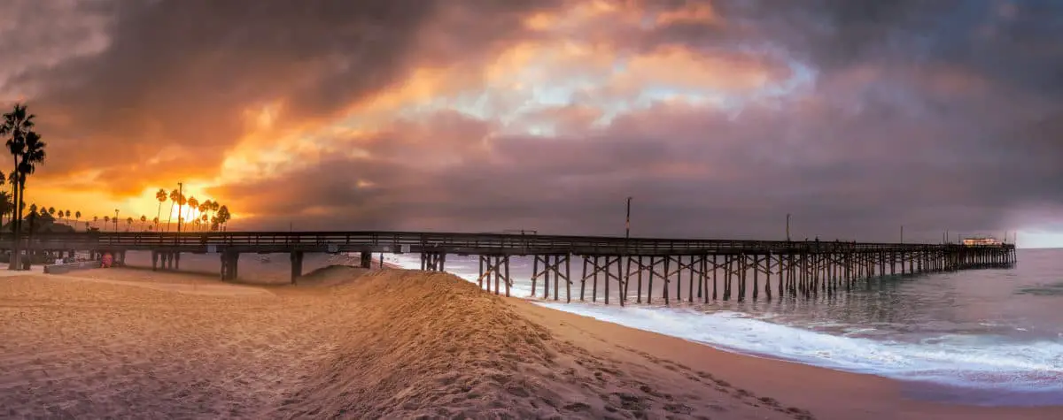 Balboa Pier At Sunrise. - California View