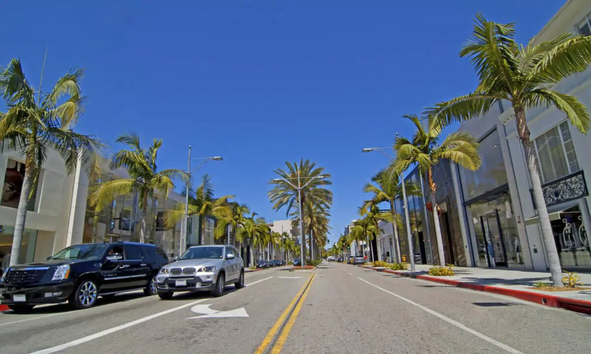 Rodeo Drive Beverly Hills Los Angeles California. - California View