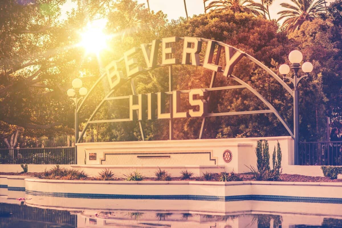 Welcome To Beverly Hills - California View