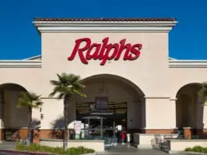 Ralphs Grocery Store Sign. Ralphs Is A Major Supermarket Chain In The Southern California Area And The Largest Subsidiary Of Cincinnati Based Kroger. - California View