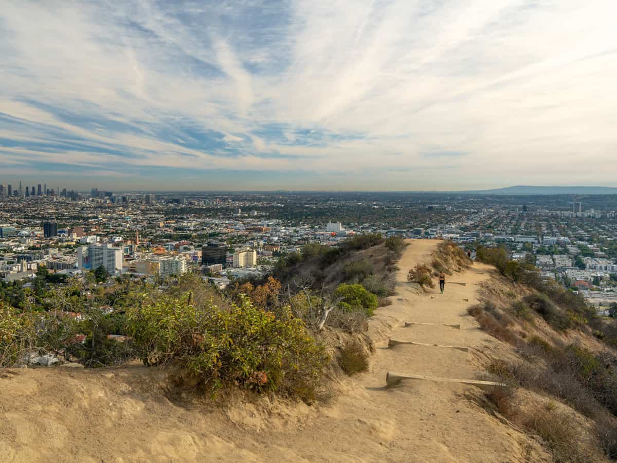 Runyon Canyon Park A Popular Hiking Area In Los Angeles. - California View