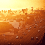 Sunset Street California - California View