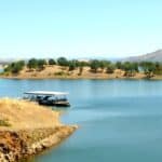 A View Of New Hogan Lake Near Valley Springs Calif. July 8. The 4400 Surface Acre Lake Is Located In The Oak And Brush Covered Foothills Of The Sierra Nevada Mountains . - California View