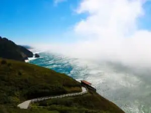 Beautiful View Of Highway 1 Along The Pacific Coast. King City California. - California View