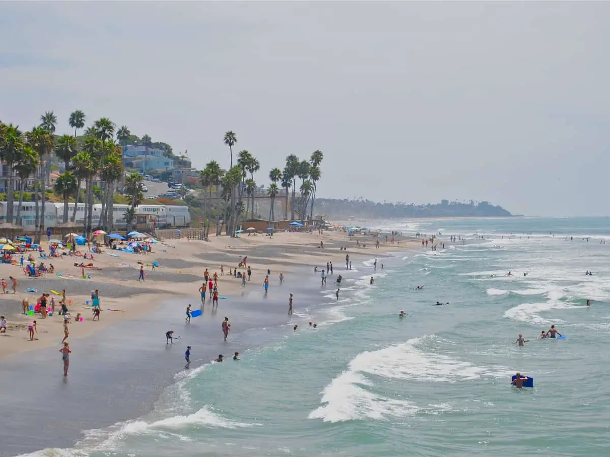 Popular Carlsbad Beach - California View