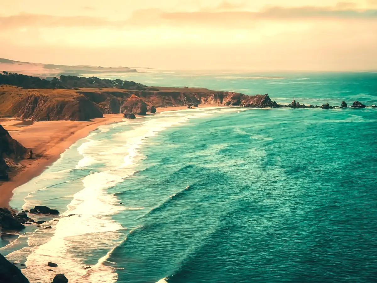 Aerial View of California Seaside - California Places, Travel, and News.