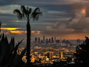 After Rain of LA View From Hollywood Hills - California Places, Travel, and News.