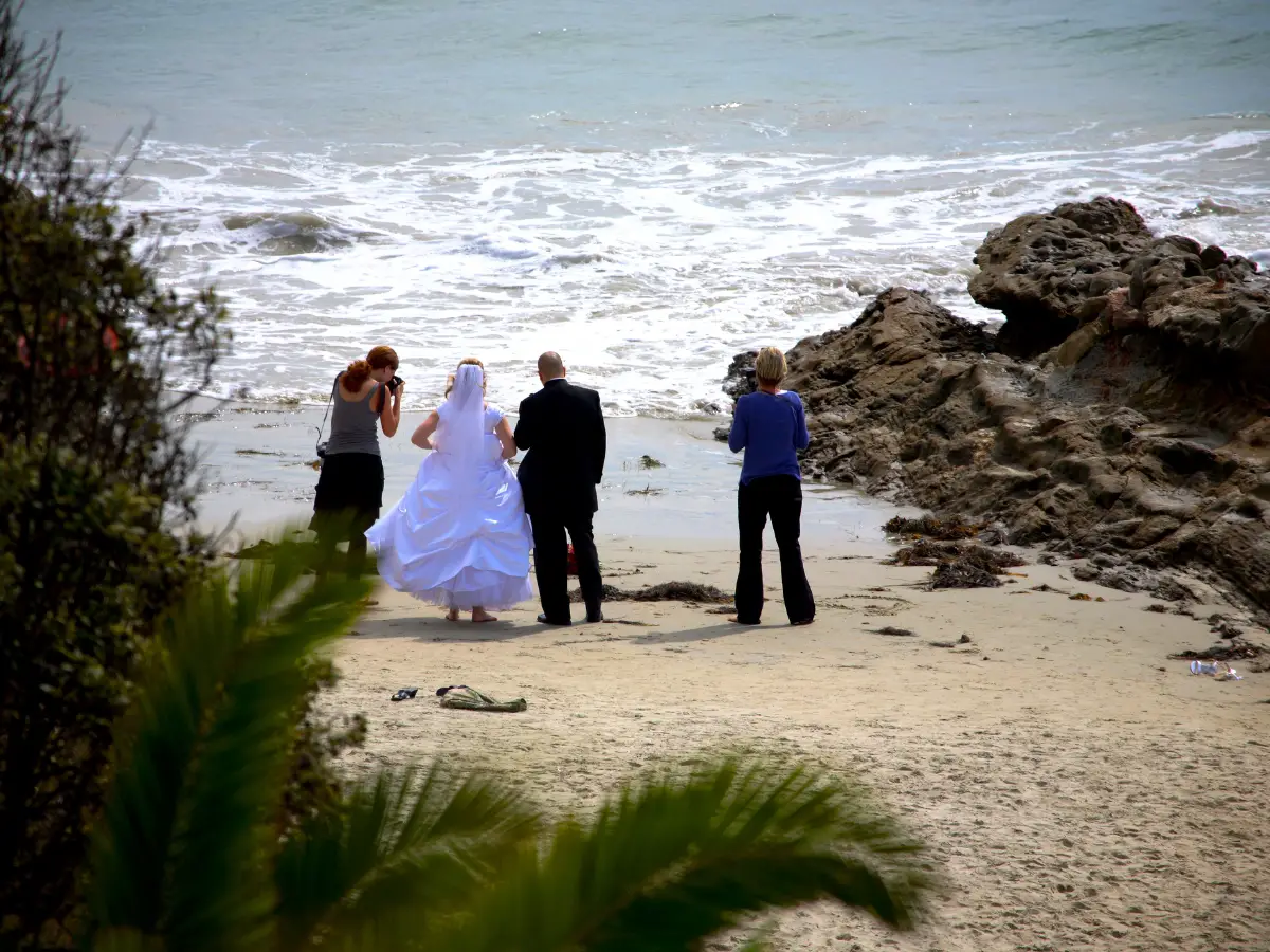 Coastal california wedding scene - California Places, Travel, and News.
