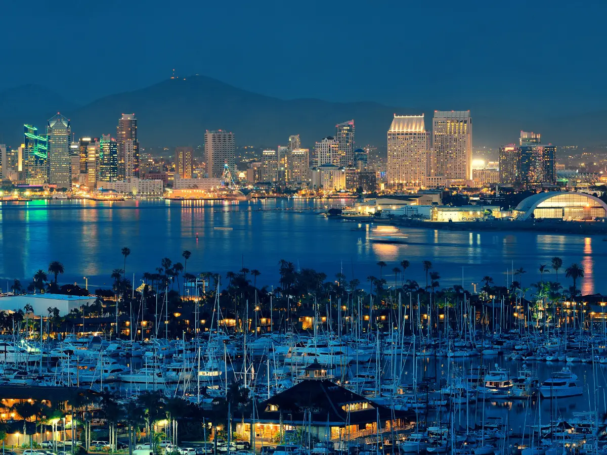 San Diego Harbour and Downtown - California Places, Travel, and News.