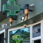 Senior and junior pharmacists stand behind dispensary counter smiling confidently - California Places, Travel, and News.